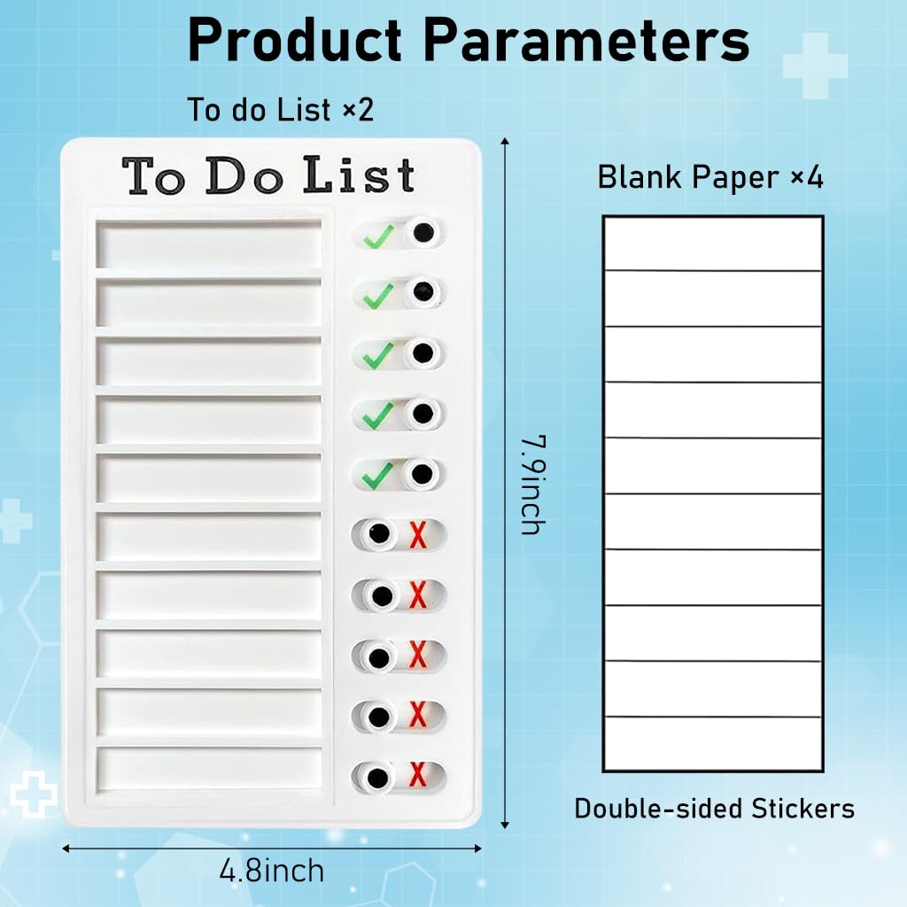 Climberty 2Pcs To Do List Notepad, Chore Chart for Adults to do List My Chores Checklist Task Board with 4 Sheet Blank To-do-list Paper, Daily Routine Reminder Desk To-Do List Assistant Climberty 2Pcs To Do List Notepad, Chore Chart for Adults to do List My Chores Checklist Task Board with 4 Sheet Blank To-do-list Paper, Daily Routine Reminder Desk To-Do List Assistant